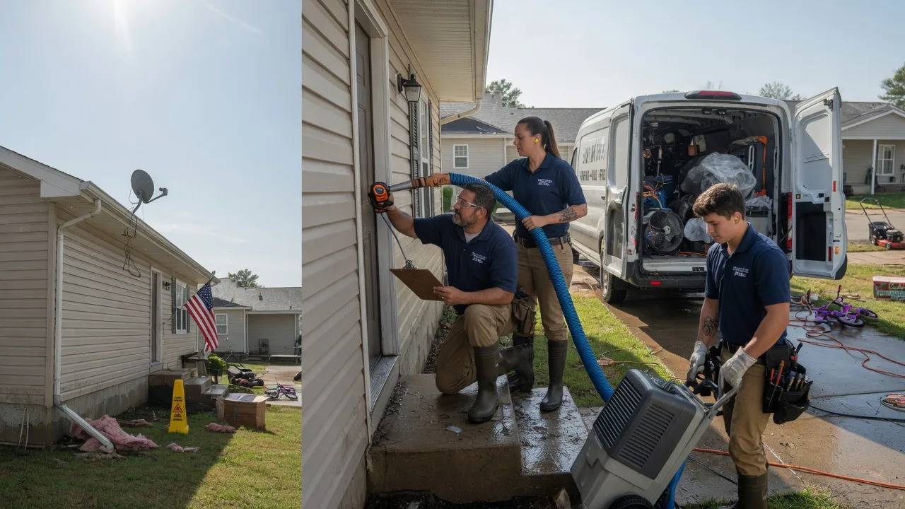 Ceiling Water Damage Restoration in Wharton, TX near me